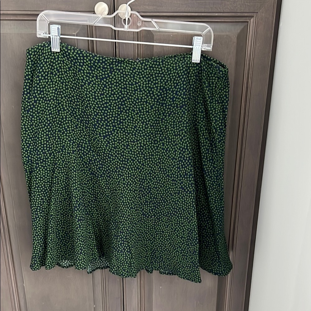 Green Polka Dot Skirt